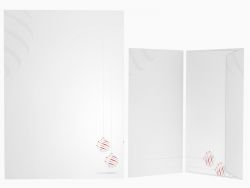 Weihnachtsbriefpapier mit Motiv